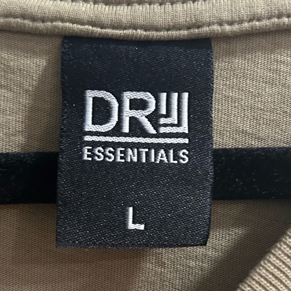 Essentials Men's Short Sleeve Tee in Tan - Picture 2 of 3